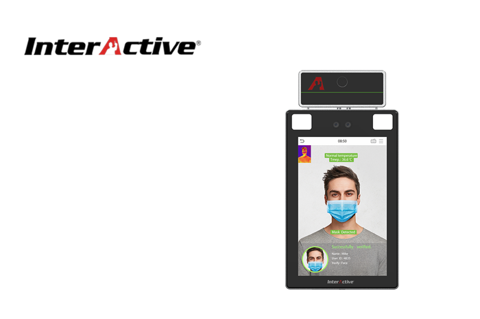 Mesin Absensi wajah dan masker InterActive Surabaya