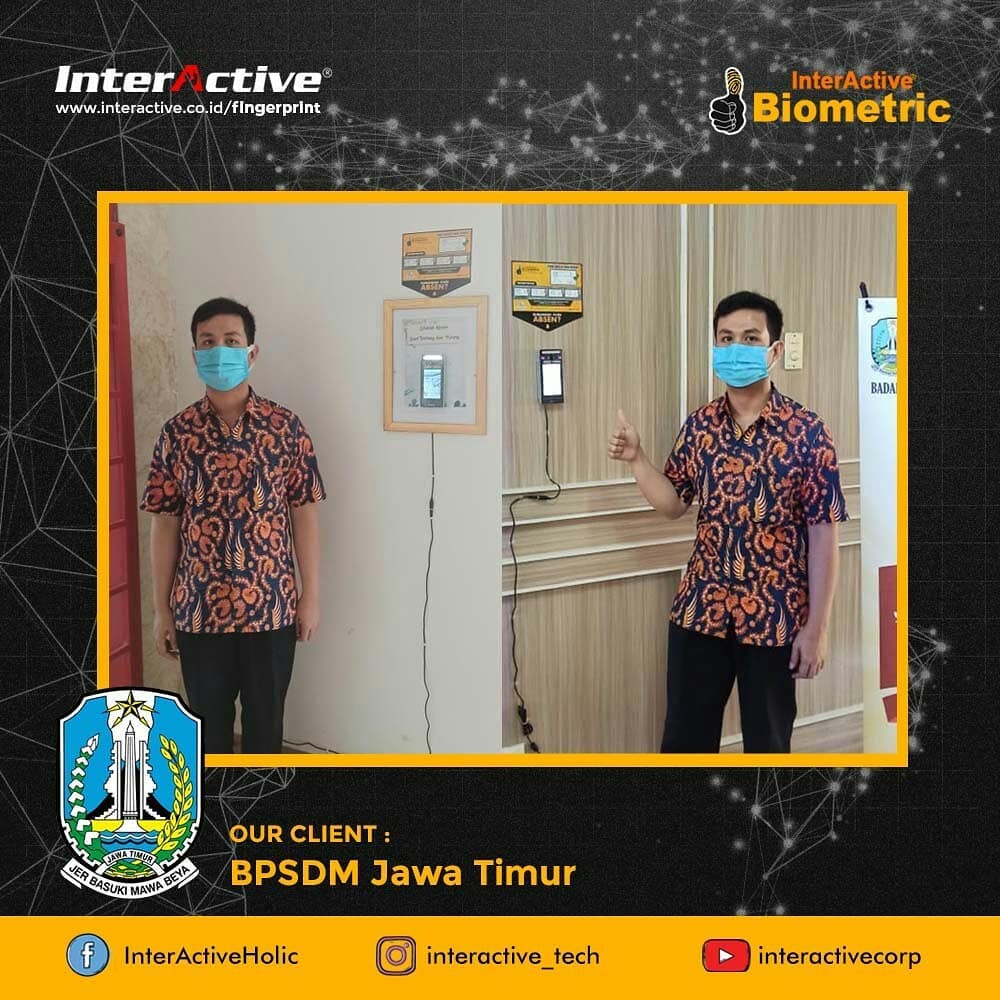 Klien InterActive, fingerprint,BPSDM Jawa Timur, F2000