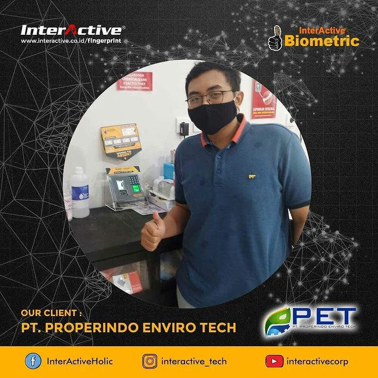 Klien InterActive, fingerprint,PT. PROPERINDO ENVIRO TECH, F5000