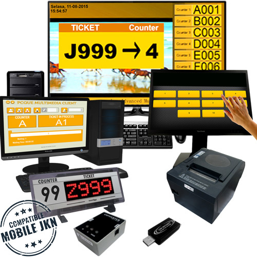 Mesin Antrian PCQue Web V2.1 BPJS InterActive