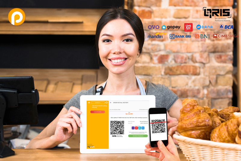 fitur aplikasi POS Terintegrasi dengan QRIS QR Code InterActive QRIS