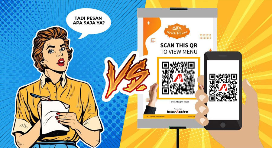 aplikasi order makanan online, emenu, menu pdf, menu qr code