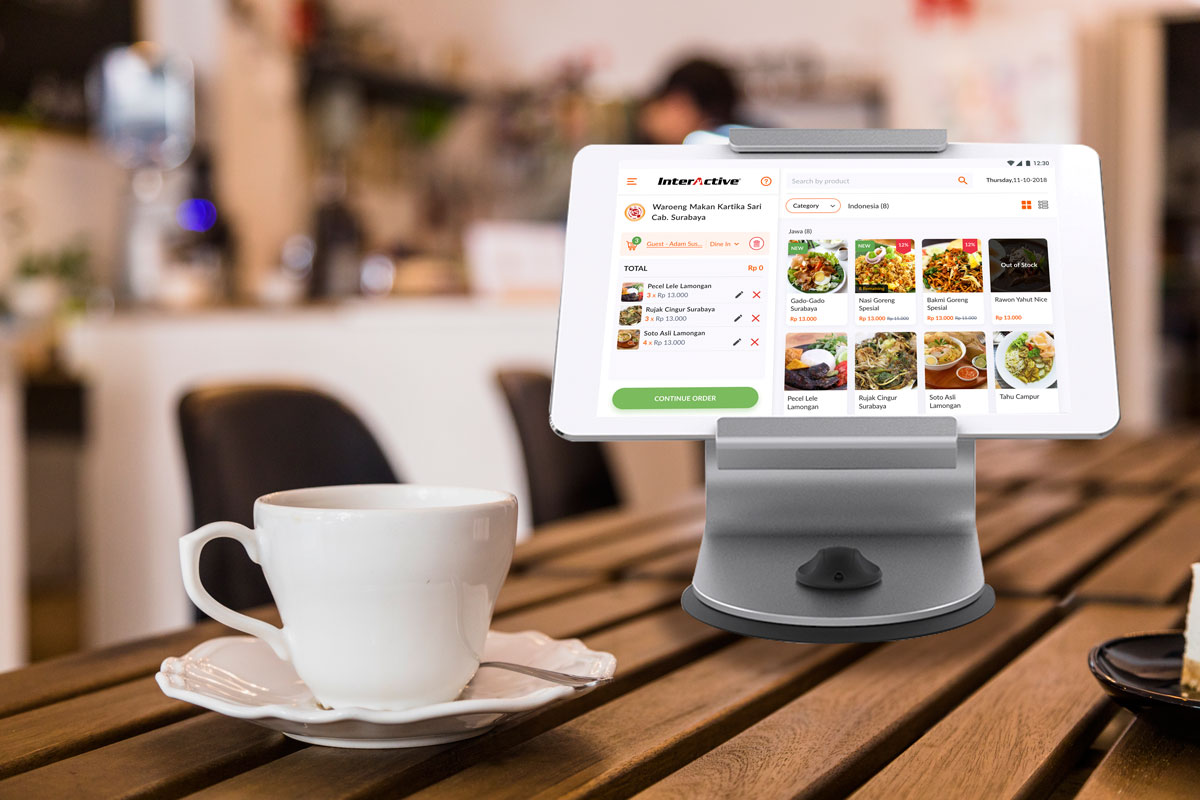 InterActive MyOrder, bisnis restaurant, bisnis makanan cepat saji, Fast Food Restaurant, Restaurant Depot, Self Order Tablet