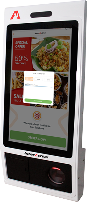 Software self order tablet surabaya InterActive MyOrder Self Order Kiosk