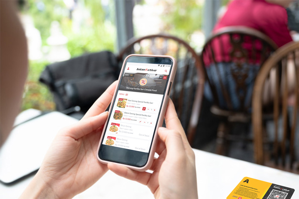 InterActive MyOrder, bisnis restaurant, bisnis makanan cepat saji, Fast Food Restaurant, Restaurant Depot, Self Order QR Code Surabaya